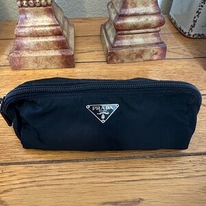 Prada Black Nylon Toiletry Bag